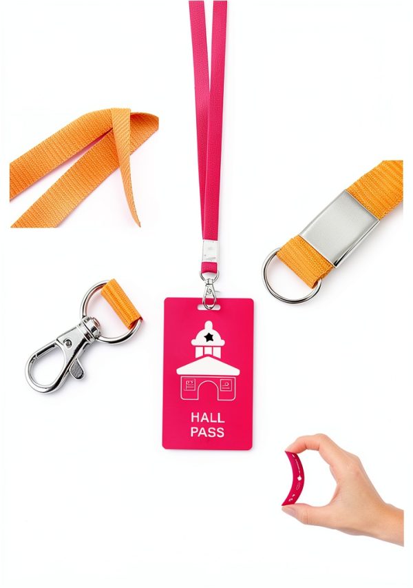 ROSEEKA PVC Hall Passes for Classrooms-2