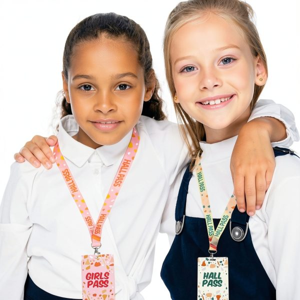 WorldBazaar Hall Passes for Classrooms Set of 6 Lanyards-4