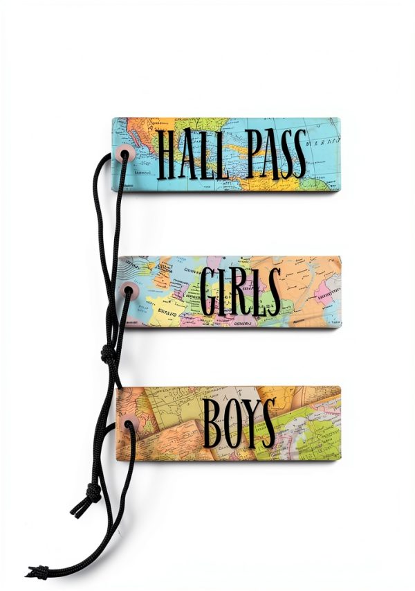 Teacher Created Resources Hall Passes Metal-1