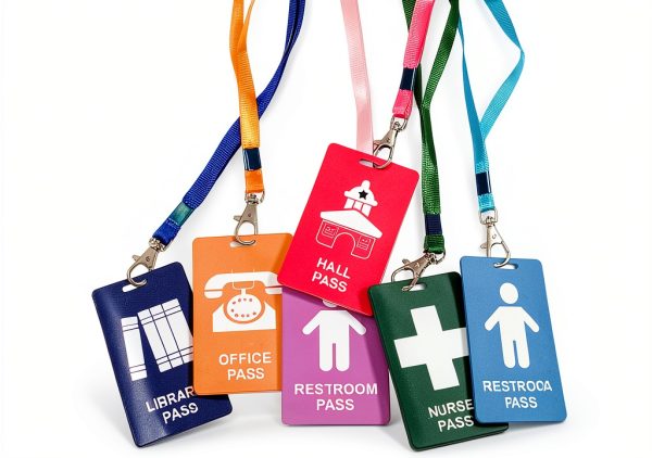 ROSEEKA PVC Hall Passes for Classrooms-5