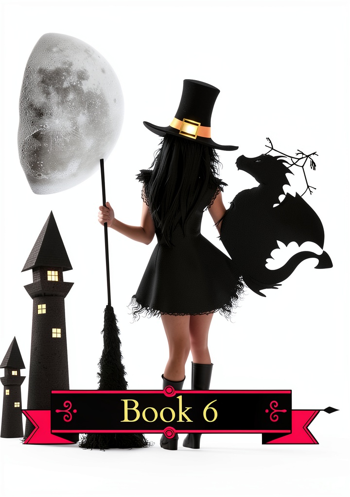 'Witch School Book 6 Kindle edition open on a tablet'