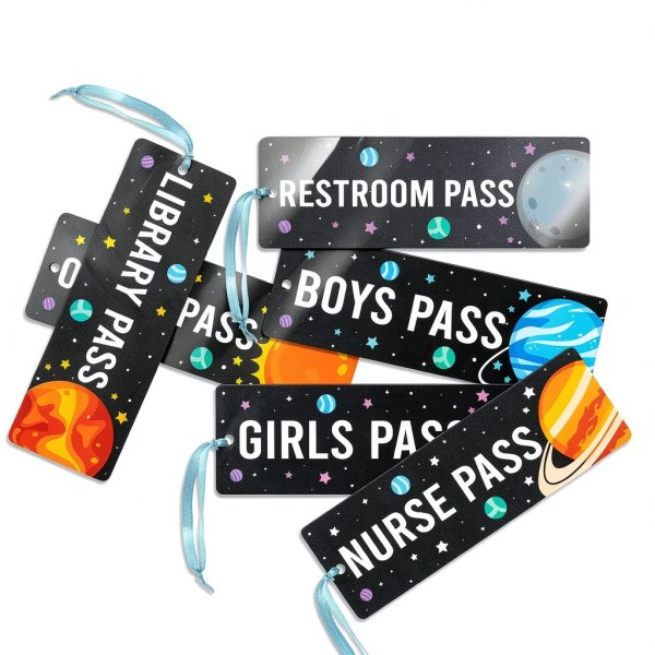 BeYumi Outer Space Hall Passes for Schools-3