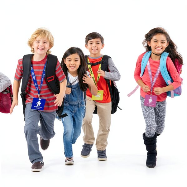 Hall Pass Lanyards for Kids PVC Material-1