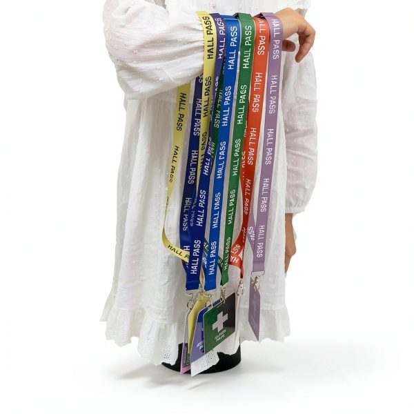 Hall Pass Lanyards for Kids PVC Material-5