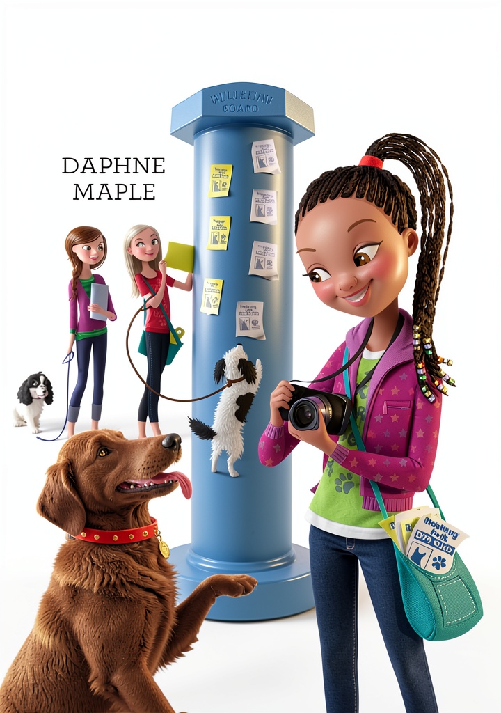 Child reading Roxbury Park Dog Club Book 3 Kindle edition on a tablet in a cozy bedroom
