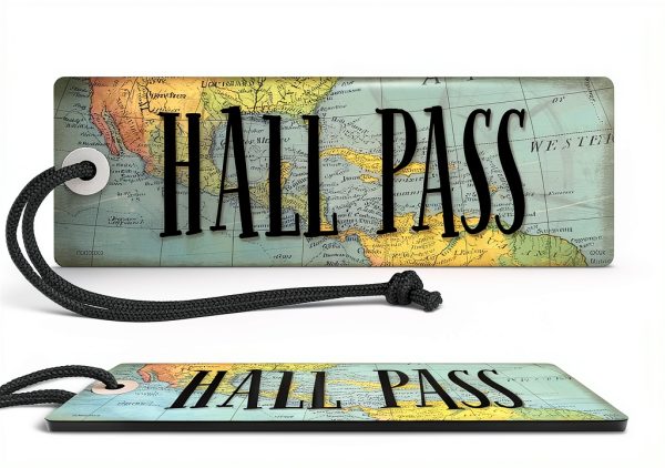 Teacher Created Resources Hall Passes Metal-3