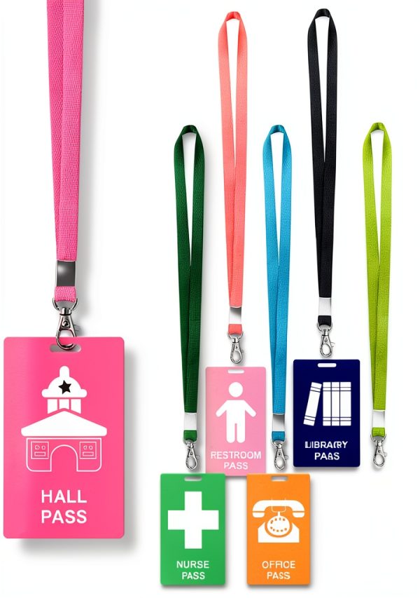 ROSEEKA PVC Hall Passes for Classrooms-0