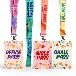 WorldBazaar Hall Passes for Classrooms Set of 6 Lanyards-0