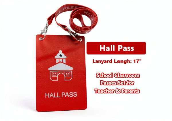 Bemaxy Hall Passes PVC Material Office Product-1