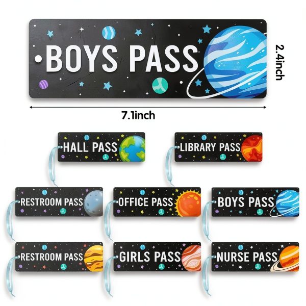 BeYumi Outer Space Hall Passes for Schools-1