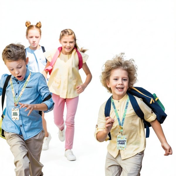 WorldBazaar Hall Passes for Classrooms Set of 6 Lanyards-5