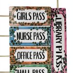 WorldBazaar Eucalyptus Hall Passes for Elementary Schools-0