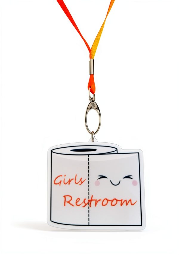 WIETUNV Acrylic Hall Passes Red Blue Orange Yellow Purple-7