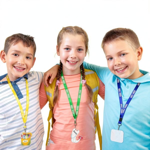 Hxezoc Acrylic Hall Pass Lanyards for School Office-2
