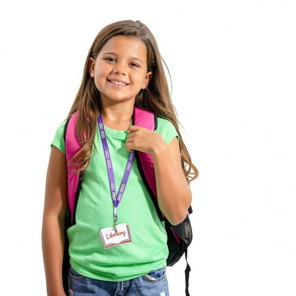 Hxezoc Acrylic Hall Pass Lanyards for School Office-7