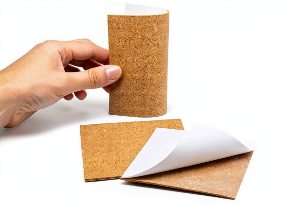 6 Pack Diameter 4 inches and 6 Pack 4 x 4 Inch Self Adhesive Cork Squares 100 MM Backing Cork Tiles Sheets for Coasters and DIY Crafts, 12 Pack, Wood-4