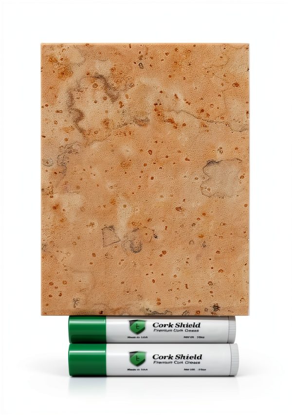 Premium Natural Sheet Cork 1/64 inch with 3 Pack Cork Grease-0