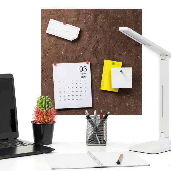 Dark Brown Cork Tiles CREHNIL 12x12 Peel Stick Half Inch 6 Pack-3
