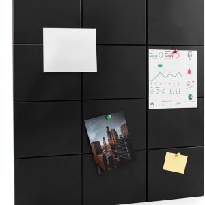Cork Boards for Walls by TIANSHILIHE Black Rectangular Felt 6p-0