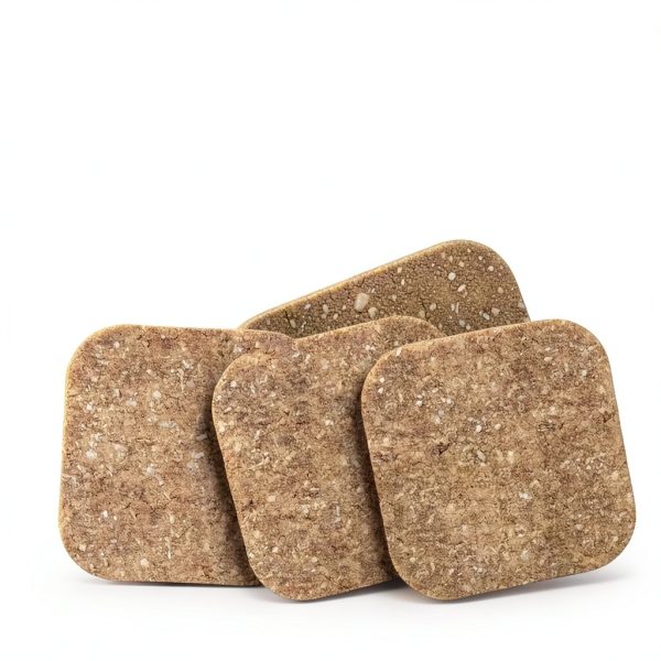 Adhesive Backed Cork w/Radius Corners for Coasters, Trivets and Art Projects – 1/16” Thick x 3-3/4" x 3-3/4" (100 PC)-4