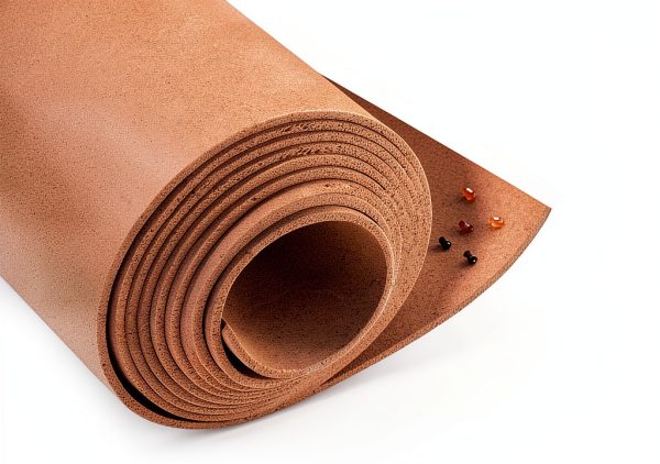 Cork Sheet Manton 4' x 25' x 3/8" Natural Grade Bulletin Board-3