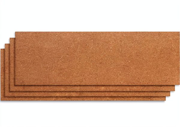 Manton Cork Sheets Model Railroad HO O 12" x 36" 1/4" 4-Pack-0