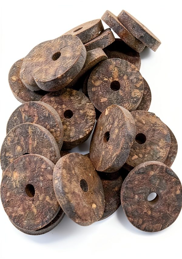 Rod Building Cork Trim Rings TackleZoom 10 Pack 1.25" x 1/4" Bore-1